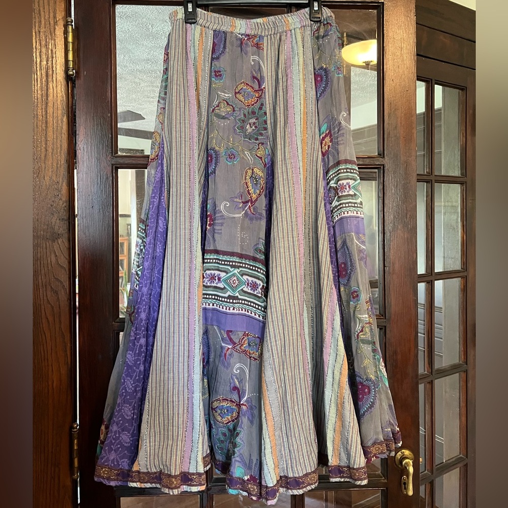 Soft surroundings purple skirt